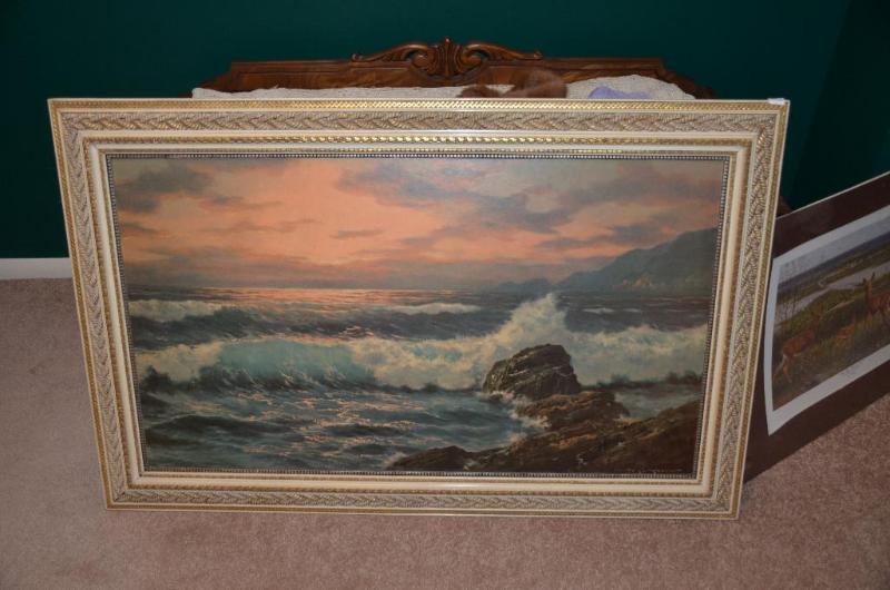 lot 152 image: Framed print by Clinton Gurknecht 49x32"...