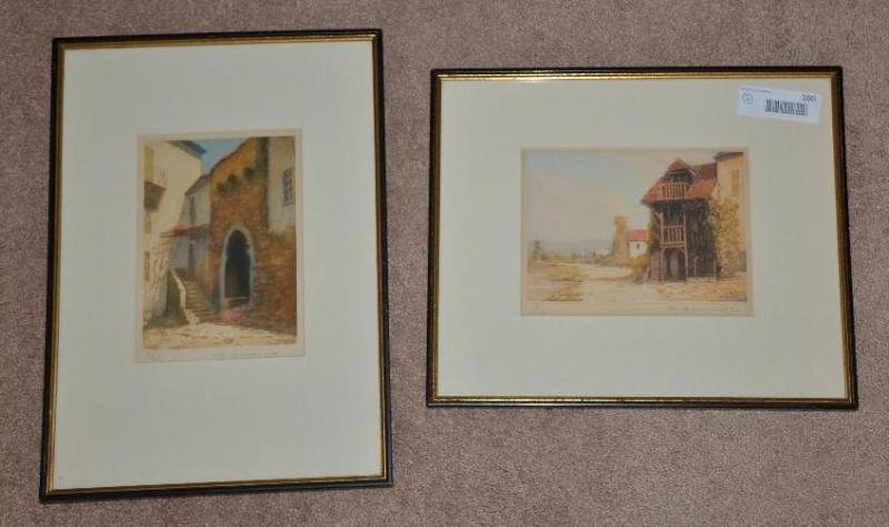 lot 160 image: framed print signed by 12500. 11x14" 15...