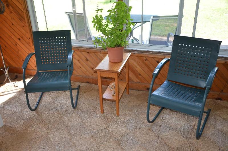 lot 173 image: 2  metal chairs...