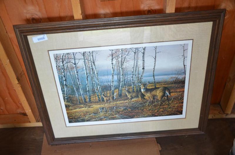 lot 191 image: Terry Redlin 1981 signed Framed print &quotT...