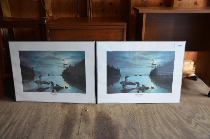 lot 192 image: Two prints - &quotThe Loon Ballet" ...