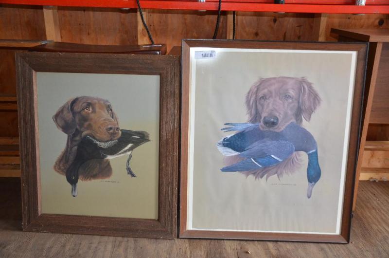 lot 193 image: Two prints by Less Anderson Jr....