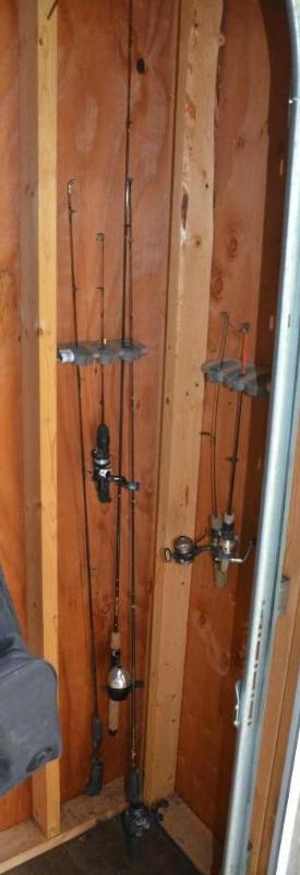 lot 203 image: Fishing poles Red Wolf Quantum HTOO American...