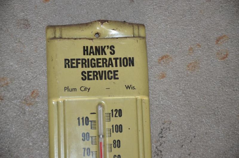 lot 227 image: Vintage thermometer & duck call...