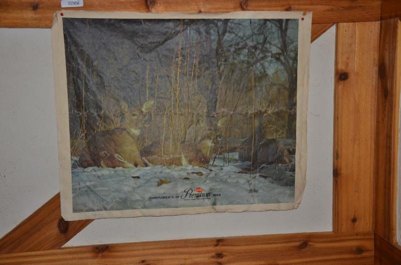 lot 230 image: Grain Belt Beer poster 32x27"...