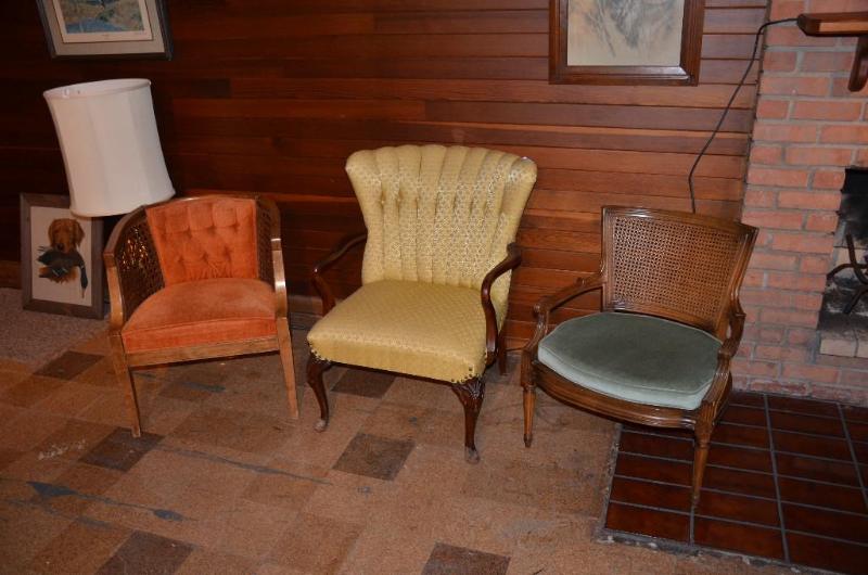 lot 234 image: 3 wooden chairs...
