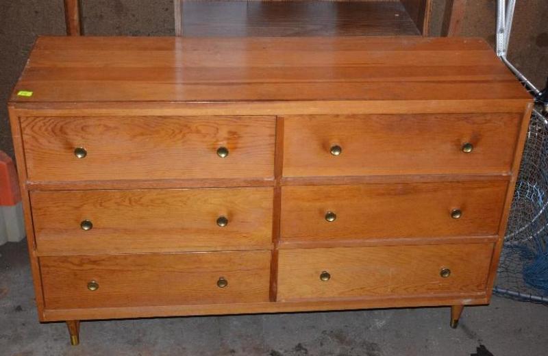 lot 111 image: Wood dresser 48x16x30"...