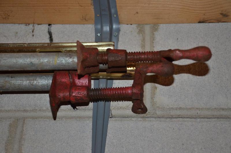 lot 137 image: 2 wood clamps...