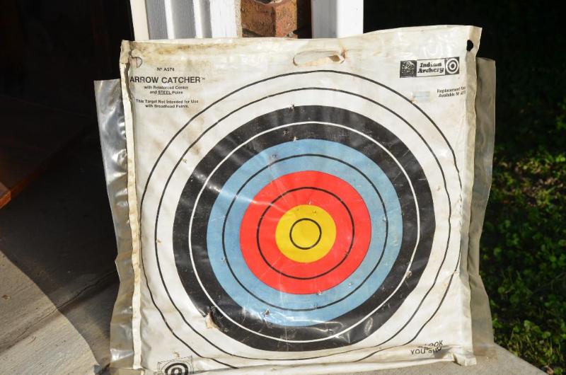 lot 138 image: Arrow Catcher Indian Archery 24x24"...
