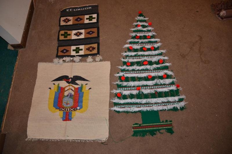 lot 147 image: Wall hangings made in Ecuador. The Christmas ...