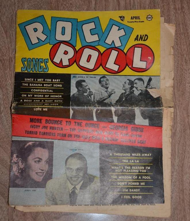 lot 66 image: Rock and Roll Songs magazine, April 1957. Rar...