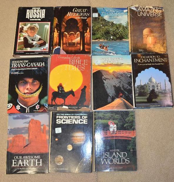 lot 88 image: National Geographic hard cover books on geogr...