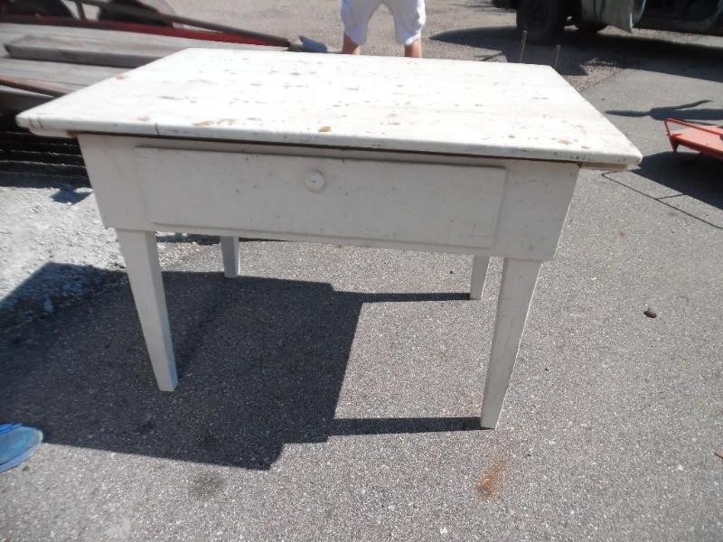 Antique white table