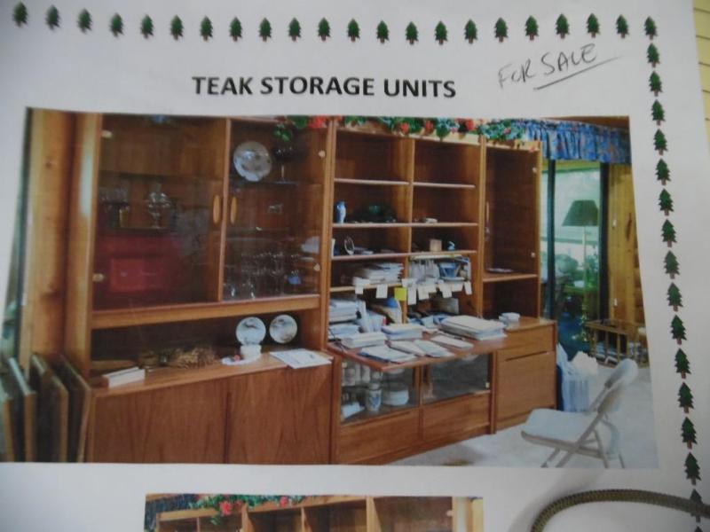 Teak Storage Units