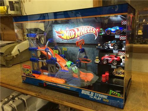 Rare NEW IN BOX HOT WHEELS Trio Fisher Price Retail Display