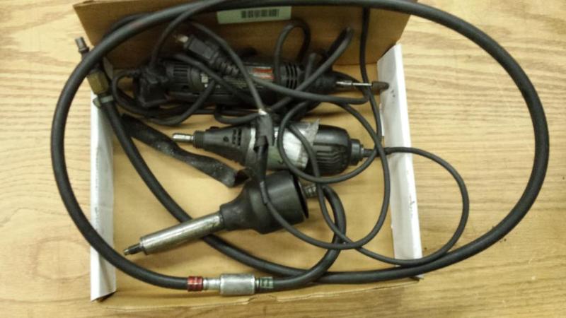 lot 114 image: (3) Assorted Rotary Tools, Dremel, and Others...