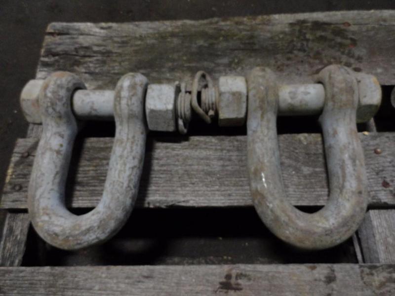 lot 195 image: (2) Clevis, 2-34" Between Bolt Threads...