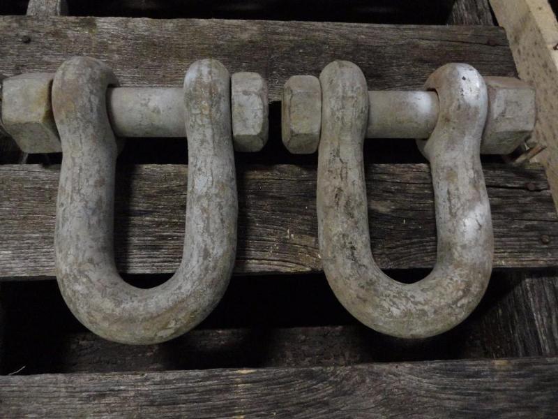 lot 198 image: (2) Clevis, 2-34" Between Bolt Threads...