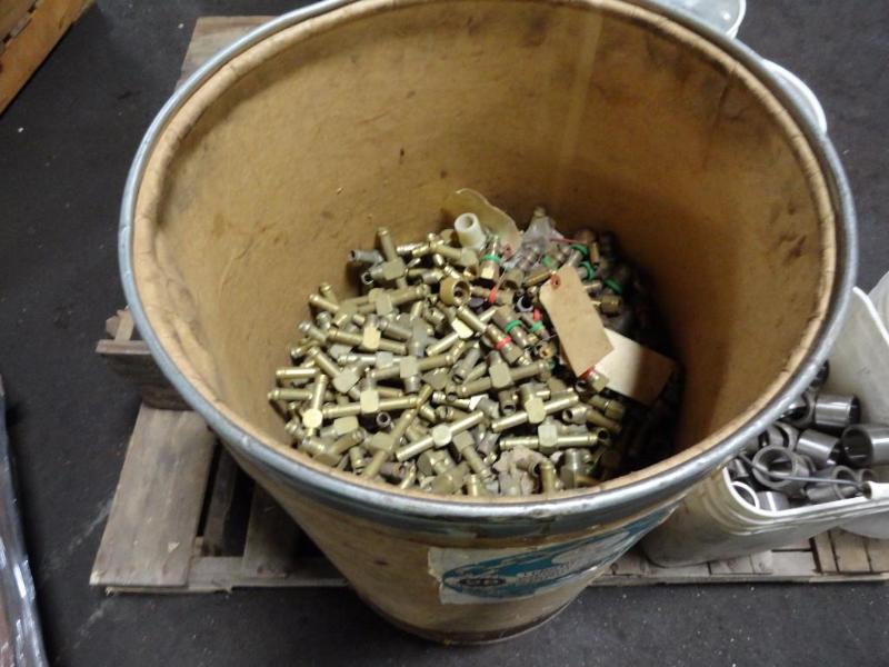 lot 206 image: Bin of Hose Fittings...