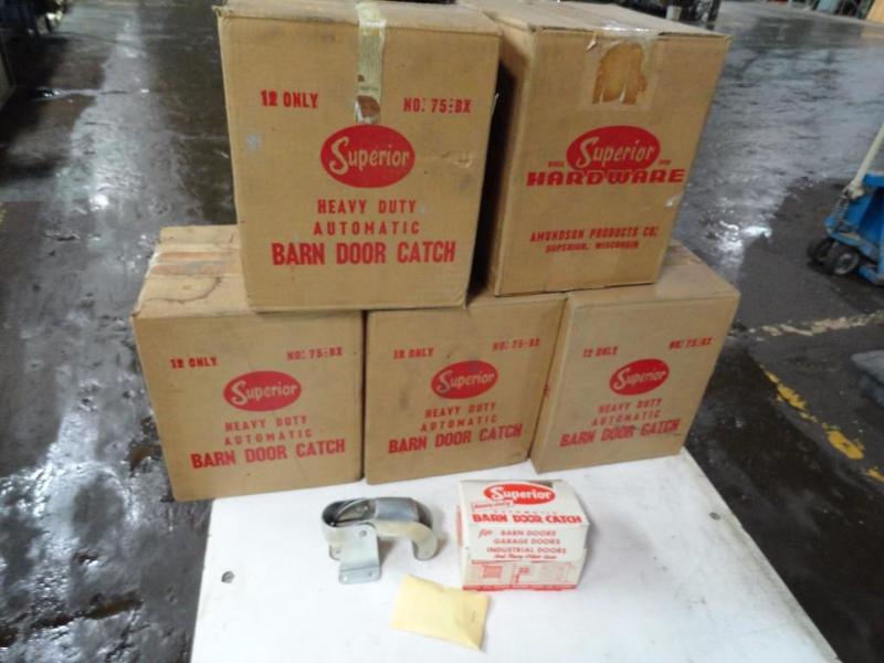 lot 211 image: (60) NEW Barn Door Catch, No. 75-BX...