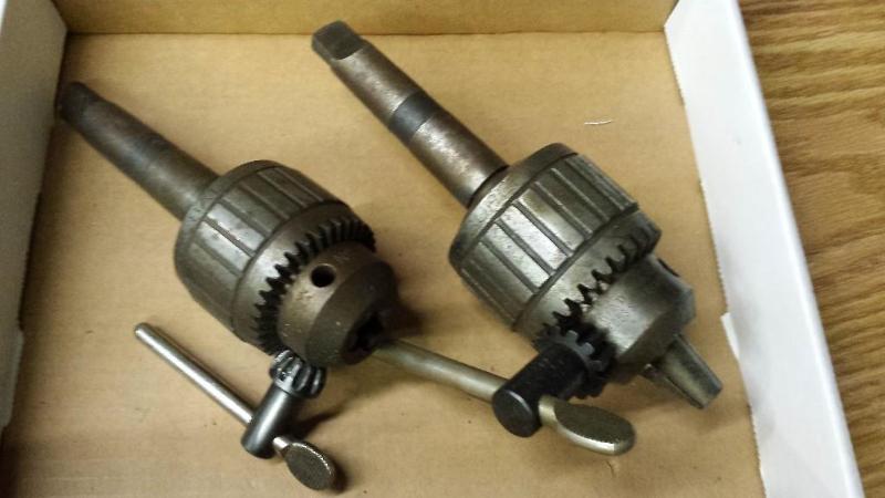 lot 26 image: (2) Jacobs Super Ball Bearing Chucks No 16N,...