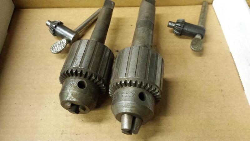 lot 28 image: (2) Jacobs Chucks to include (1) No 6A, 0&qu...