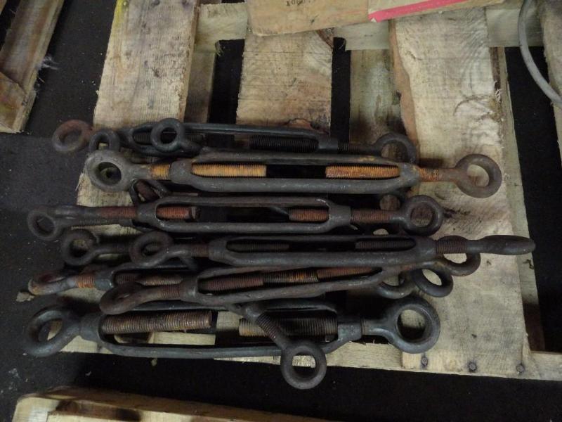 lot 293 image: Turn Buckles, 9-12" Body, 7" Eye B...