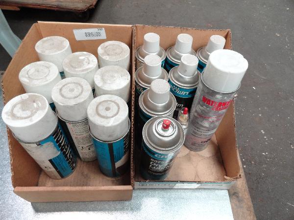 lot 340 image: Crown Dry Film Lubricant and Chesterton ...