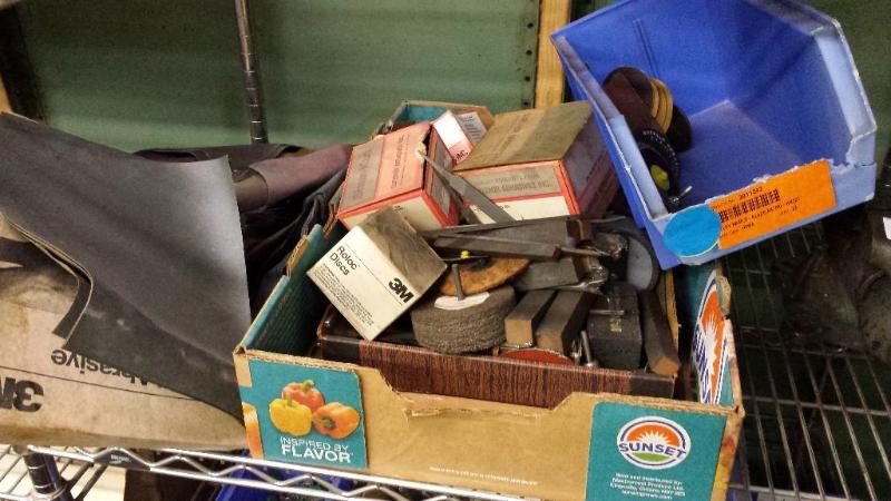 lot 40 image: Assorted Abrasives to include Metal Files, S...