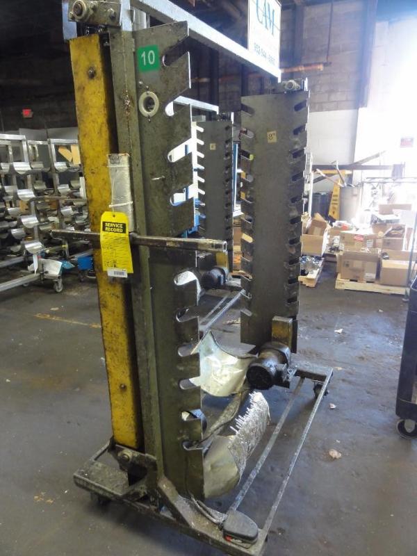 lot 453 image: (2) Portable Custom Made Motorized Tube Carou...