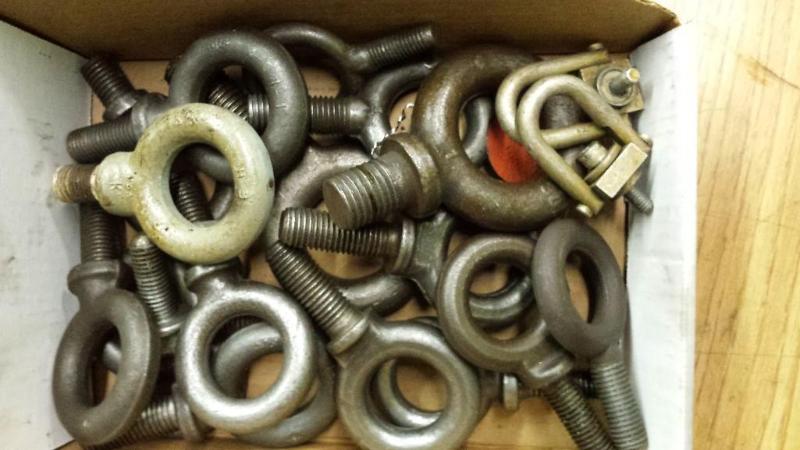 lot 46 image: Assorted Eye Bolts and Clevis...