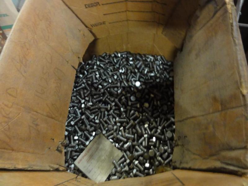 lot 483 image: Large Box of Stainless Steel Bolts...