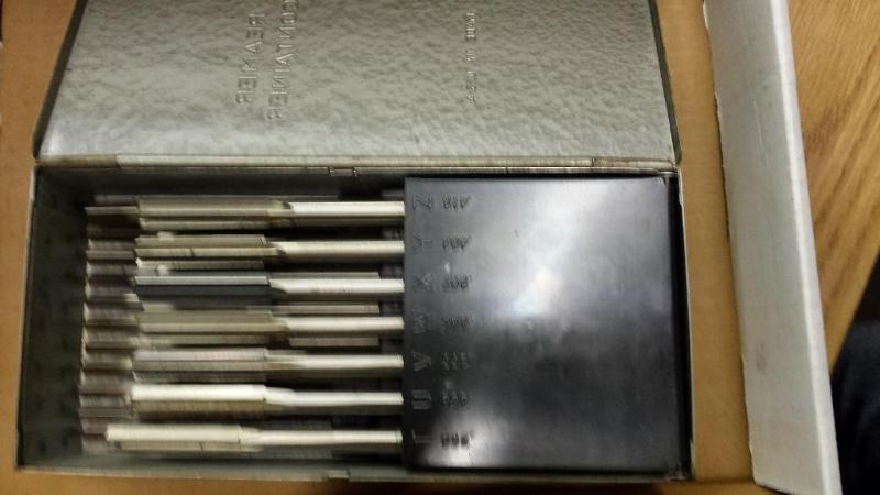 lot 49 image: (26) Lettered Reamers in Index Box...
