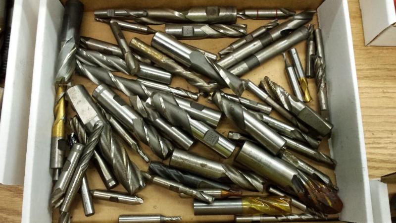lot 55 image: Approximate (50) Assorted End Mills up to 34...