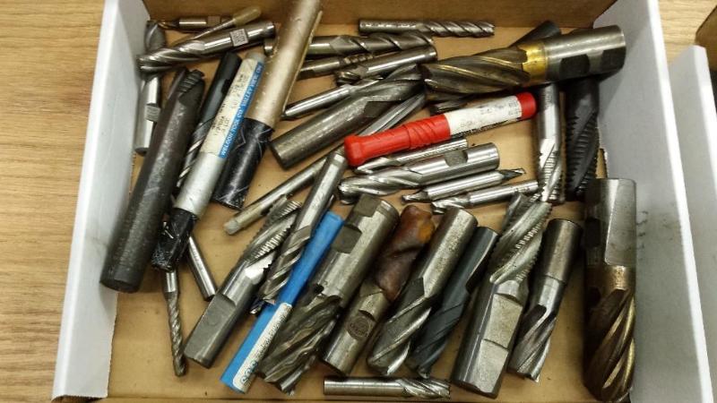 lot 57 image: (37) Assorted End Mills up to 1"...