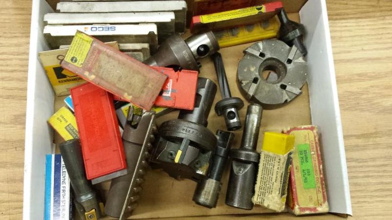 lot 80 image: Assorted Removable Insert Type Cutters and Dr...