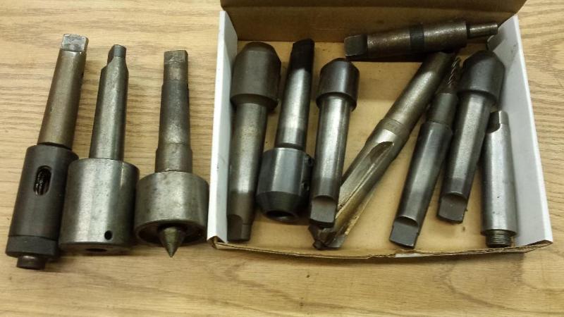lot 95 image: Assorted Morse Taper Adapters, Tapping, End M...