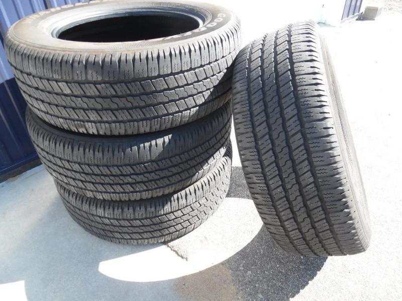 lot 6 image: Set of 4 Goodyear Wrangler Tires