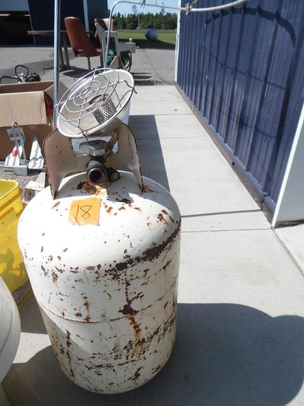 Propane Tank and ValveHeater