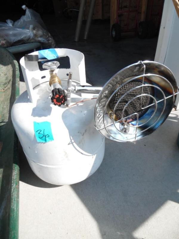 Propane Heater and Tank