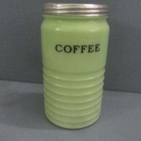 Jadeite Coffee Canister