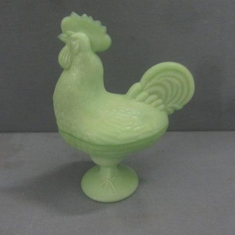 Jadeite Nesting Rooster