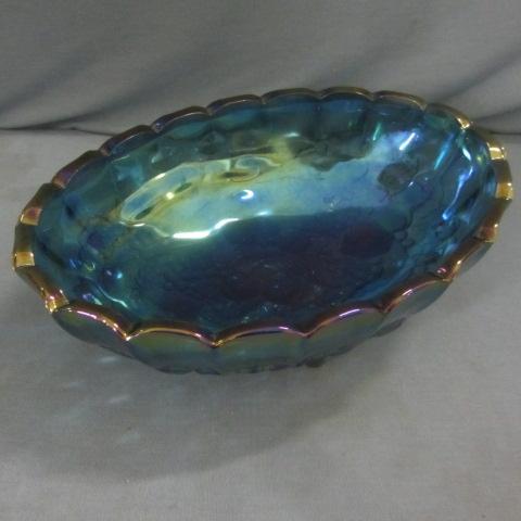 Carnival Glass Fruit Bowl