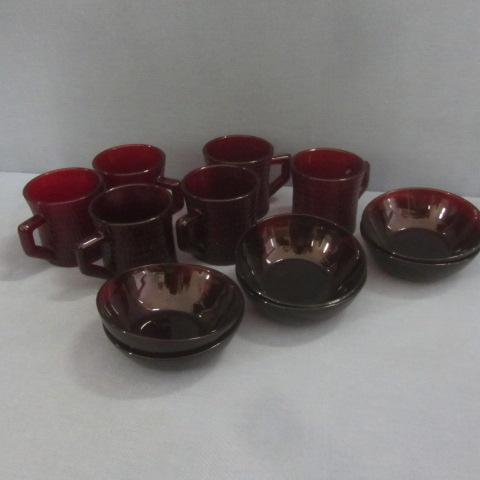 Ruby Dessert Dishes