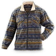 Guide Gear Mens Southwestern Fleece Jacket