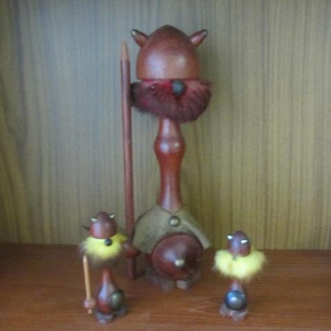 Wooden Sallingboe Denmark Figures