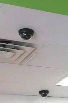 lot 307A image: 8 Ceiling Dome Security Cameras. &nbspPic sh...