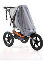 lot 10 image: BOB Sun Shield for Single Sport Utility StrollerIronman - Gray