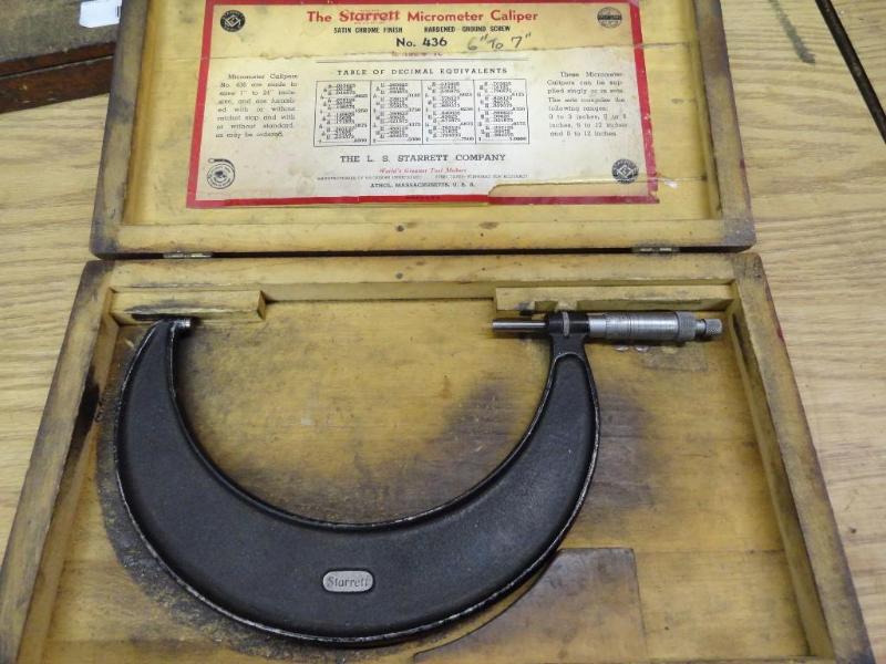 Starrett Micrometer, No 436, 6&quot to 7&quo...