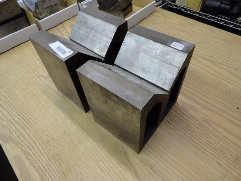 (2) V-Blocks, Approximate 8&quot x 8&quot...